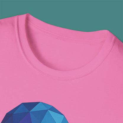 Geometric Polygon Jellyfish Unisex T-Shirt