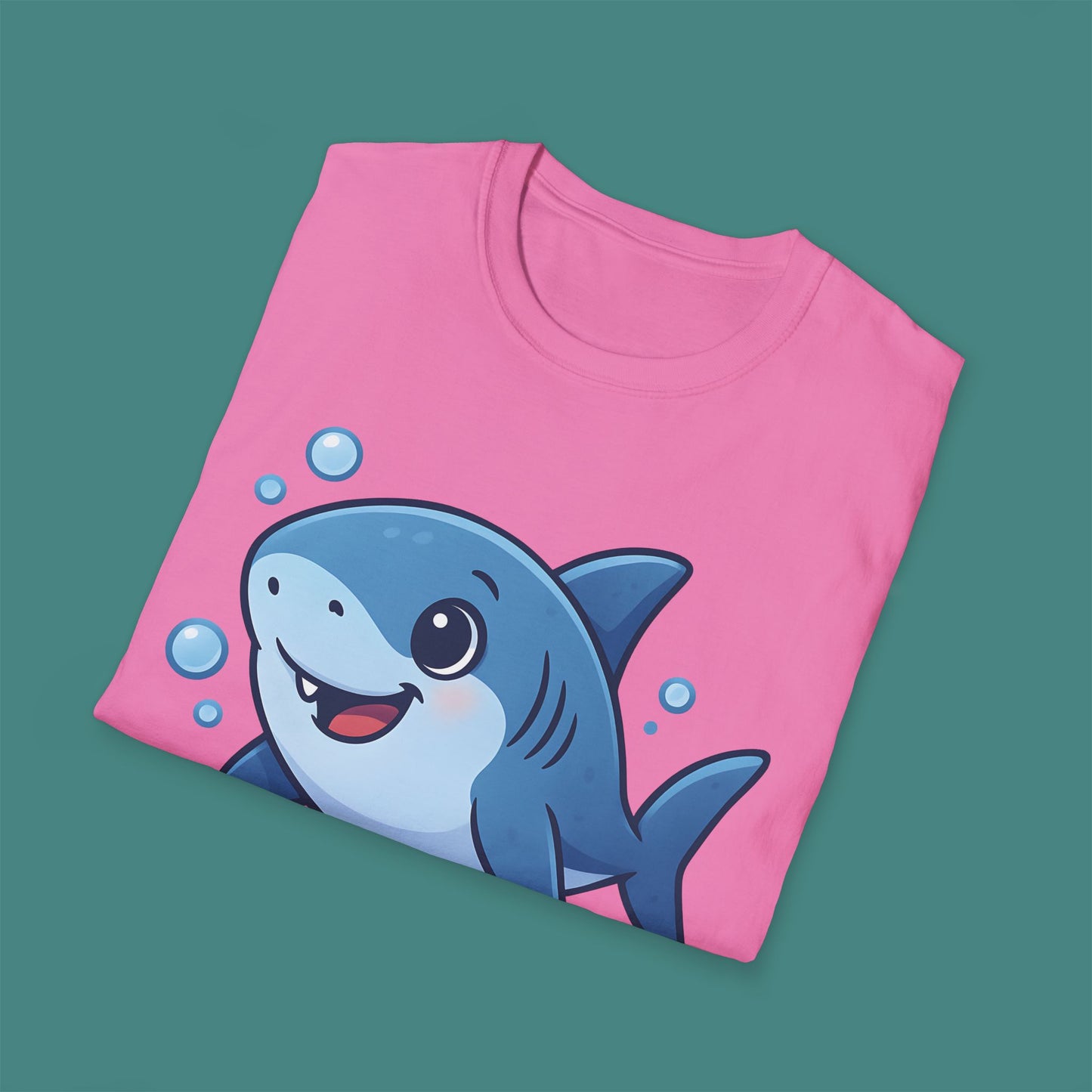 Cartoon Cute Shark Unisex T-Shirt