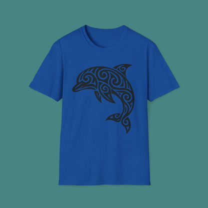 Tribal Tattoo Dolphin Unisex T-Shirt