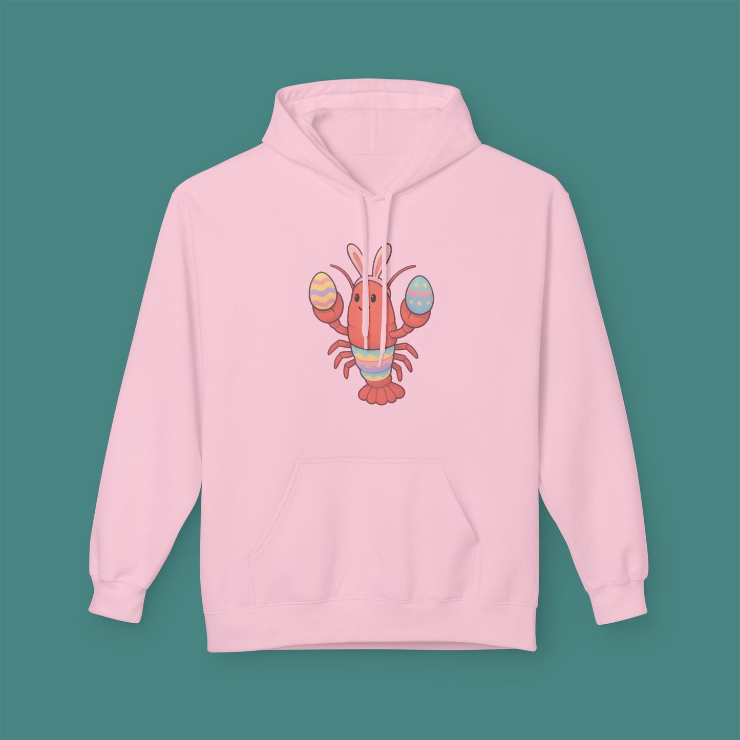 Easter Lobster Fleece Unisex Hoodie