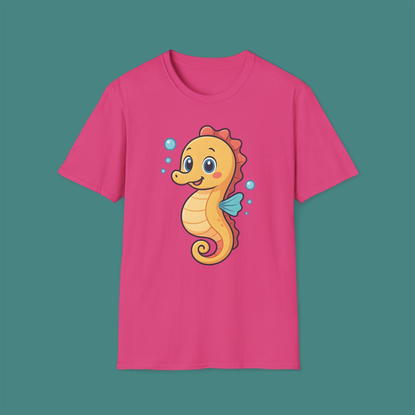 Cartoon Cute Seahorse Unisex T-Shirt