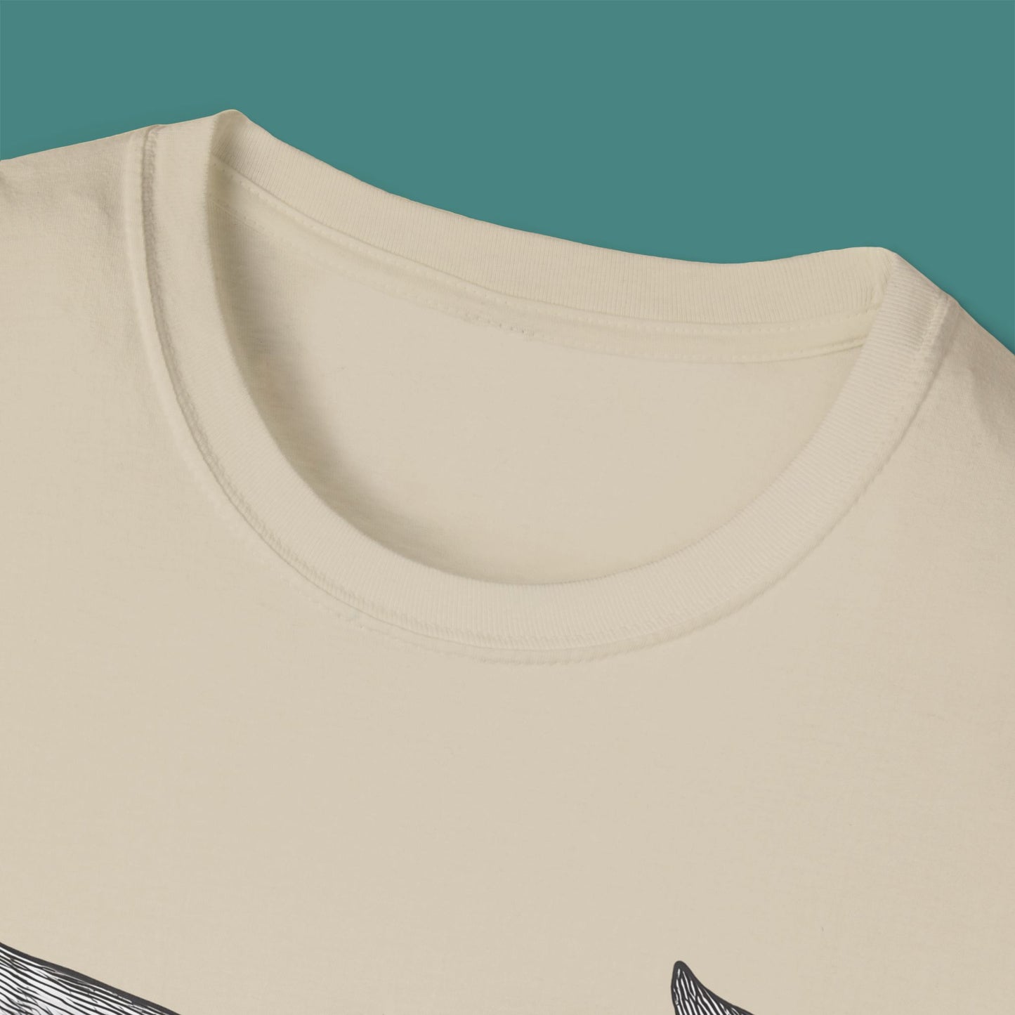 Vintage Etching Whale Unisex T-Shirt