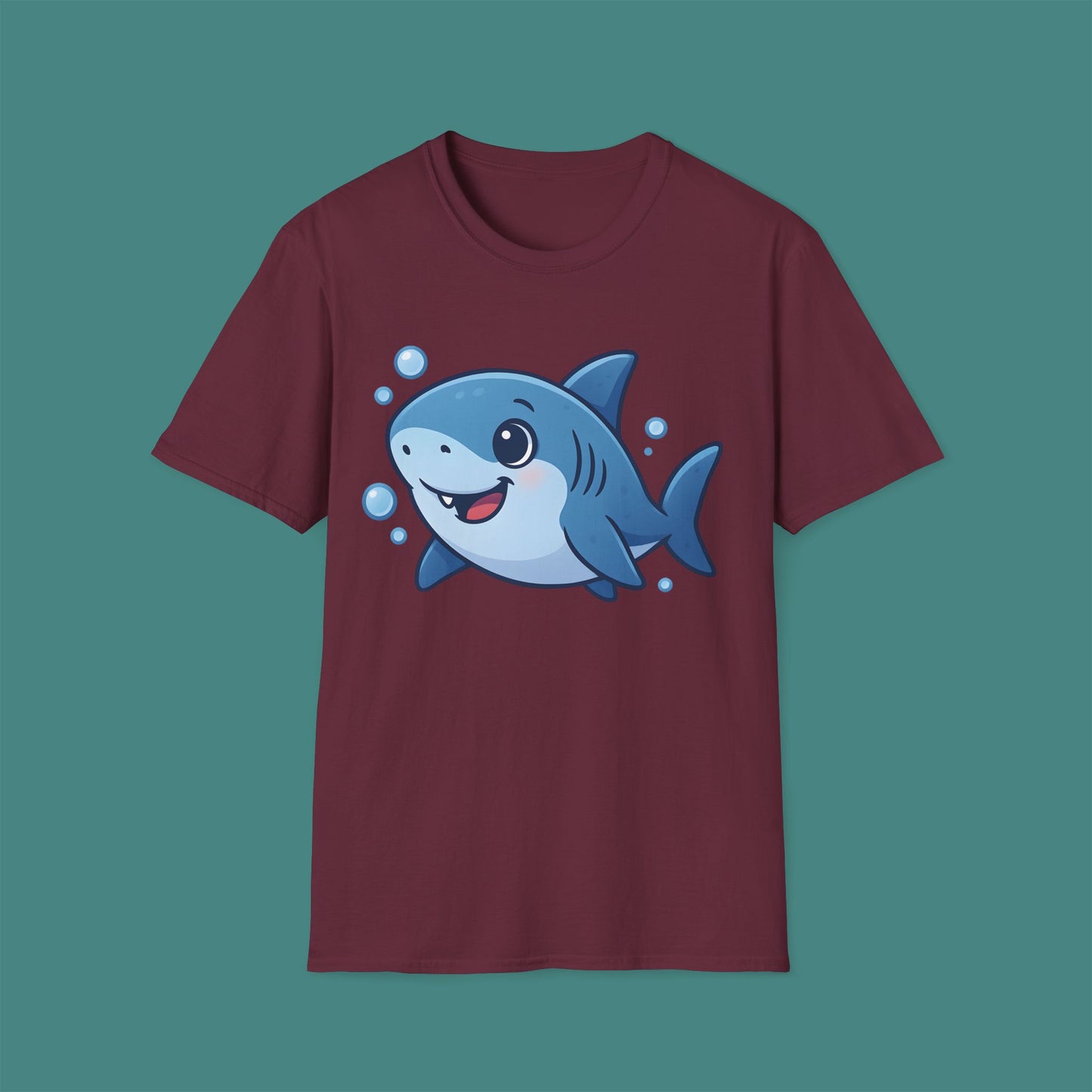 Cartoon Cute Shark Unisex T-Shirt