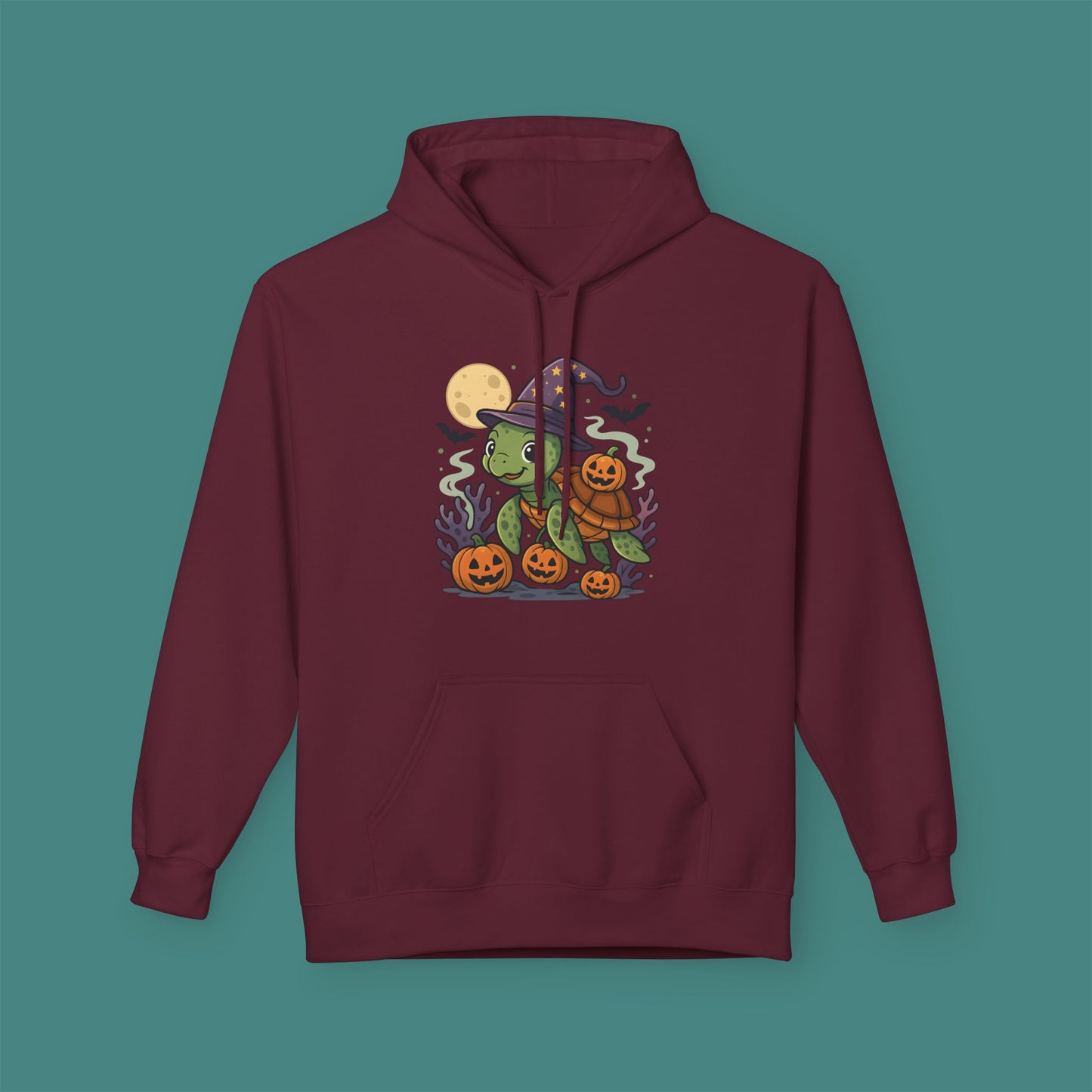 Halloween Turtle Fleece Unisex Hoodie