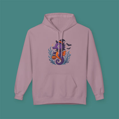 Halloween Seahorse Fleece Unisex Hoodie