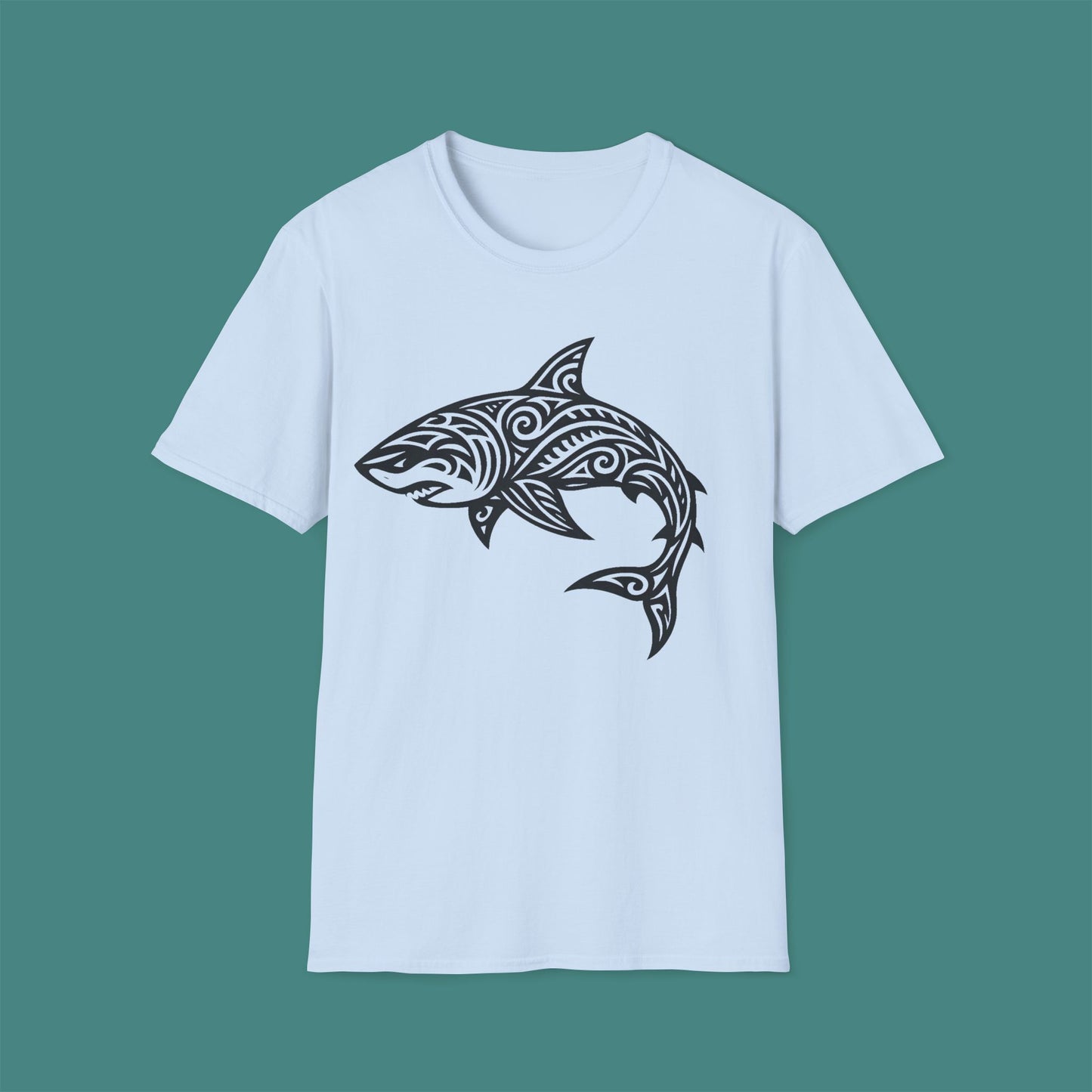 Tribal Tattoo Shark Unisex T-Shirt