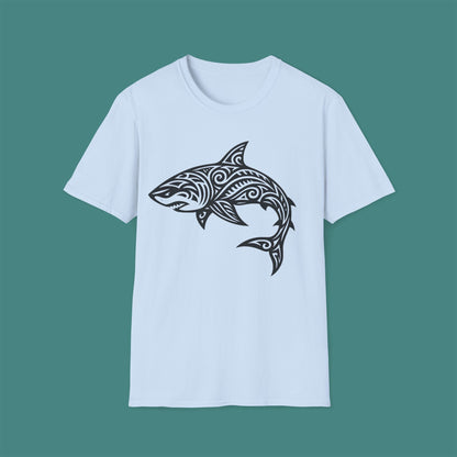 Tribal Tattoo Shark Unisex T-Shirt