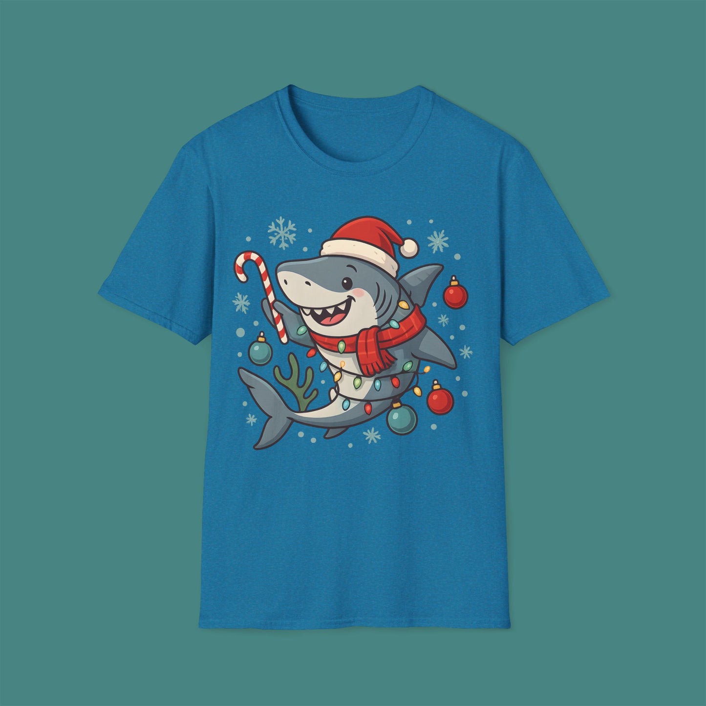 Christmas Shark Unisex T-Shirt