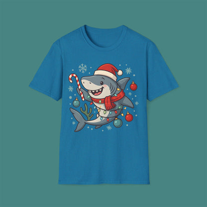 Christmas Shark Unisex T-Shirt