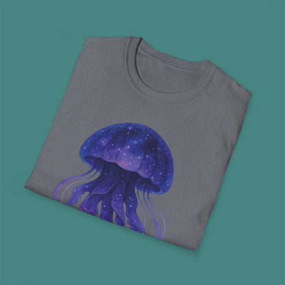 Cosmic Galaxy Jellyfish Unisex T-Shirt