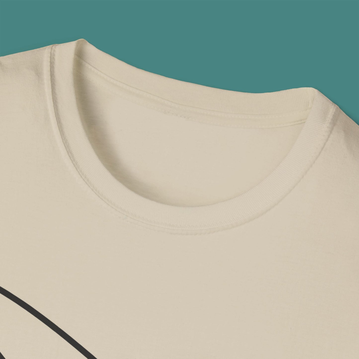 Minimalist Line Art Whale Unisex T-Shirt
