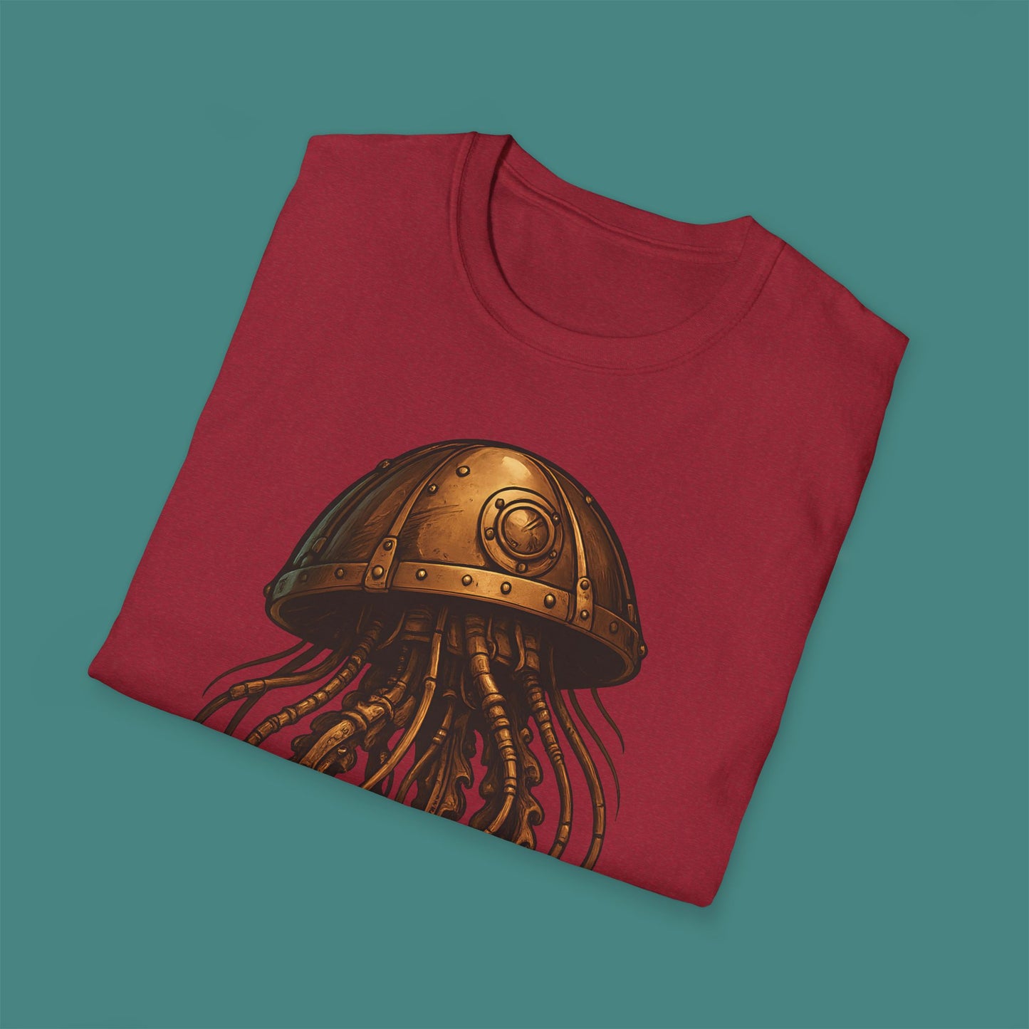Steampunk Mechanical Jellyfish Unisex T-Shirt