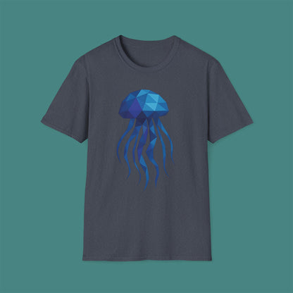 Geometric Polygon Jellyfish Unisex T-Shirt