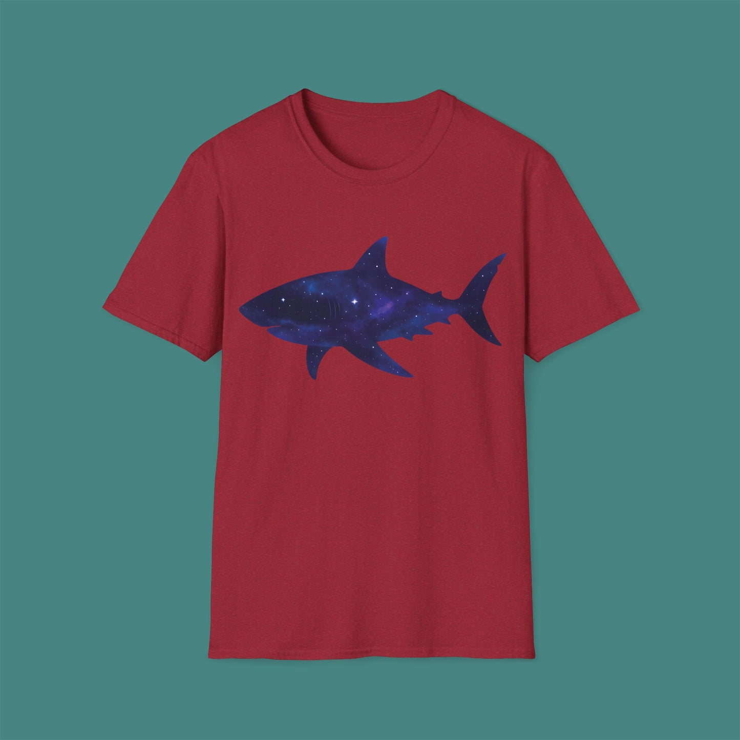 Cosmic Galaxy Shark Unisex T-Shirt
