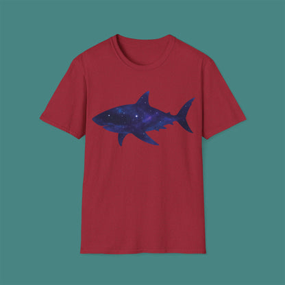 Cosmic Galaxy Shark Unisex T-Shirt