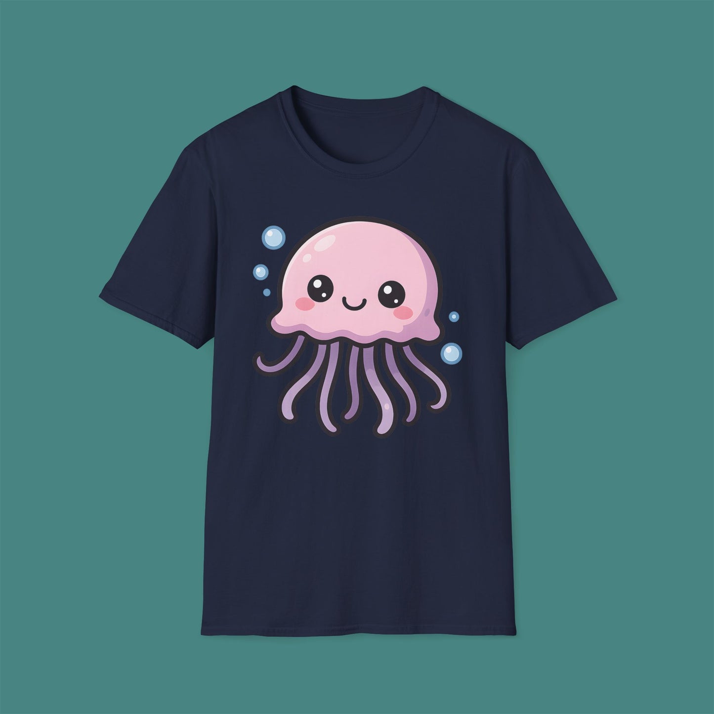 Cartoon Cute Jellyfish Unisex T-Shirt