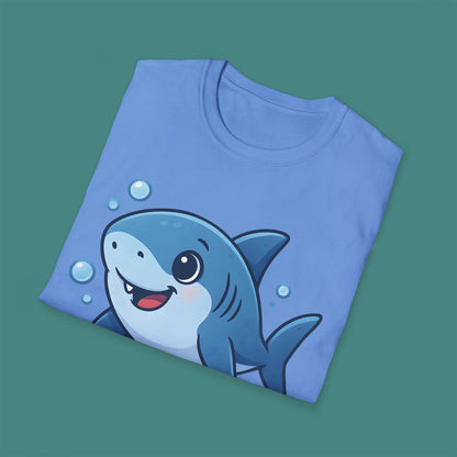 Cartoon Cute Shark Unisex T-Shirt
