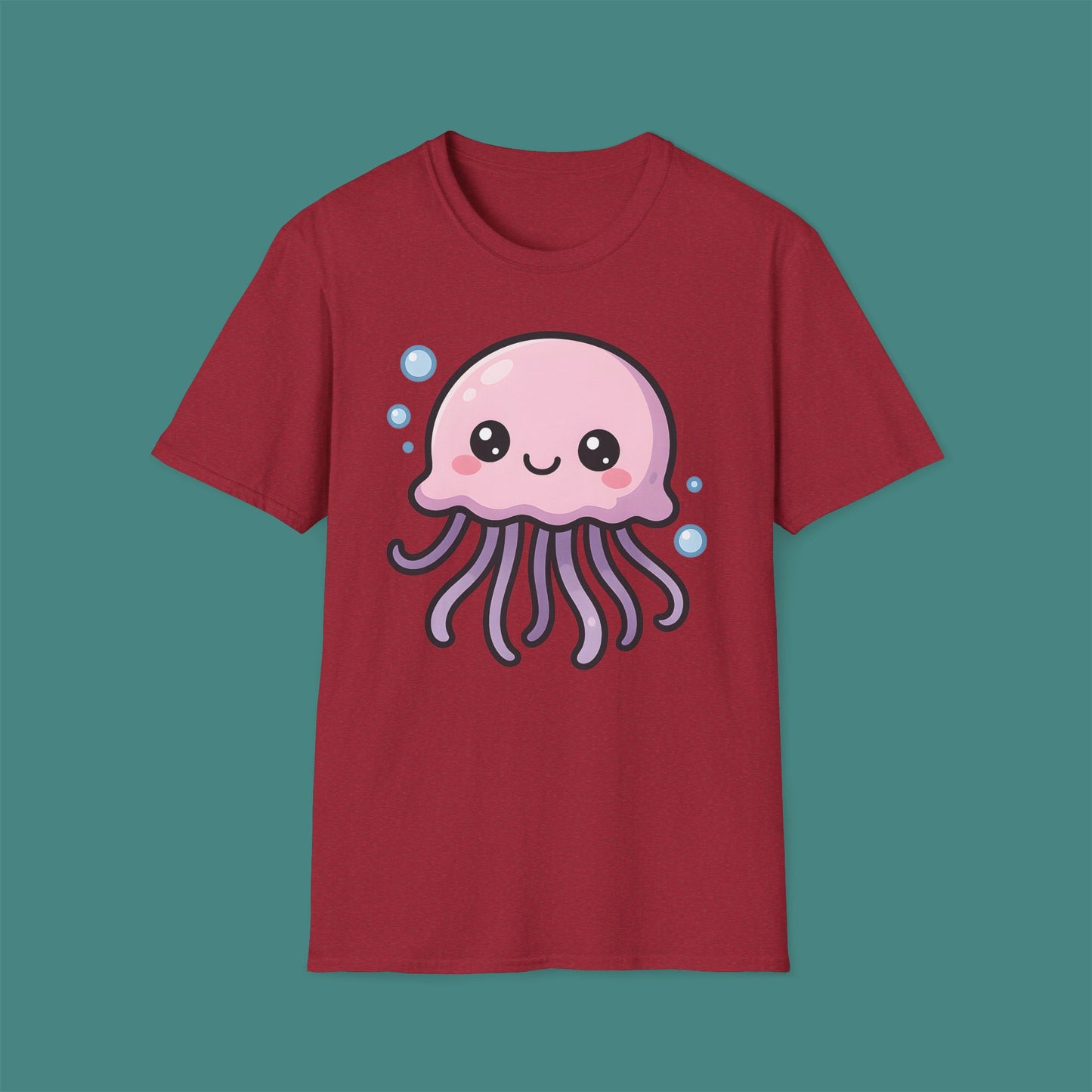 Cartoon Cute Jellyfish Unisex T-Shirt