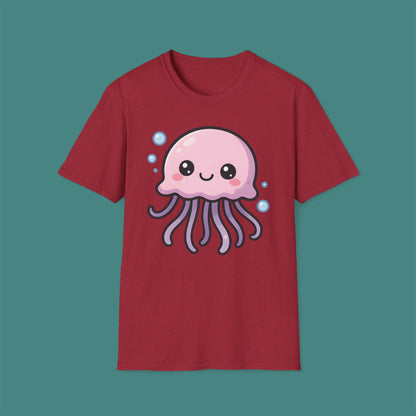 Cartoon Cute Jellyfish Unisex T-Shirt