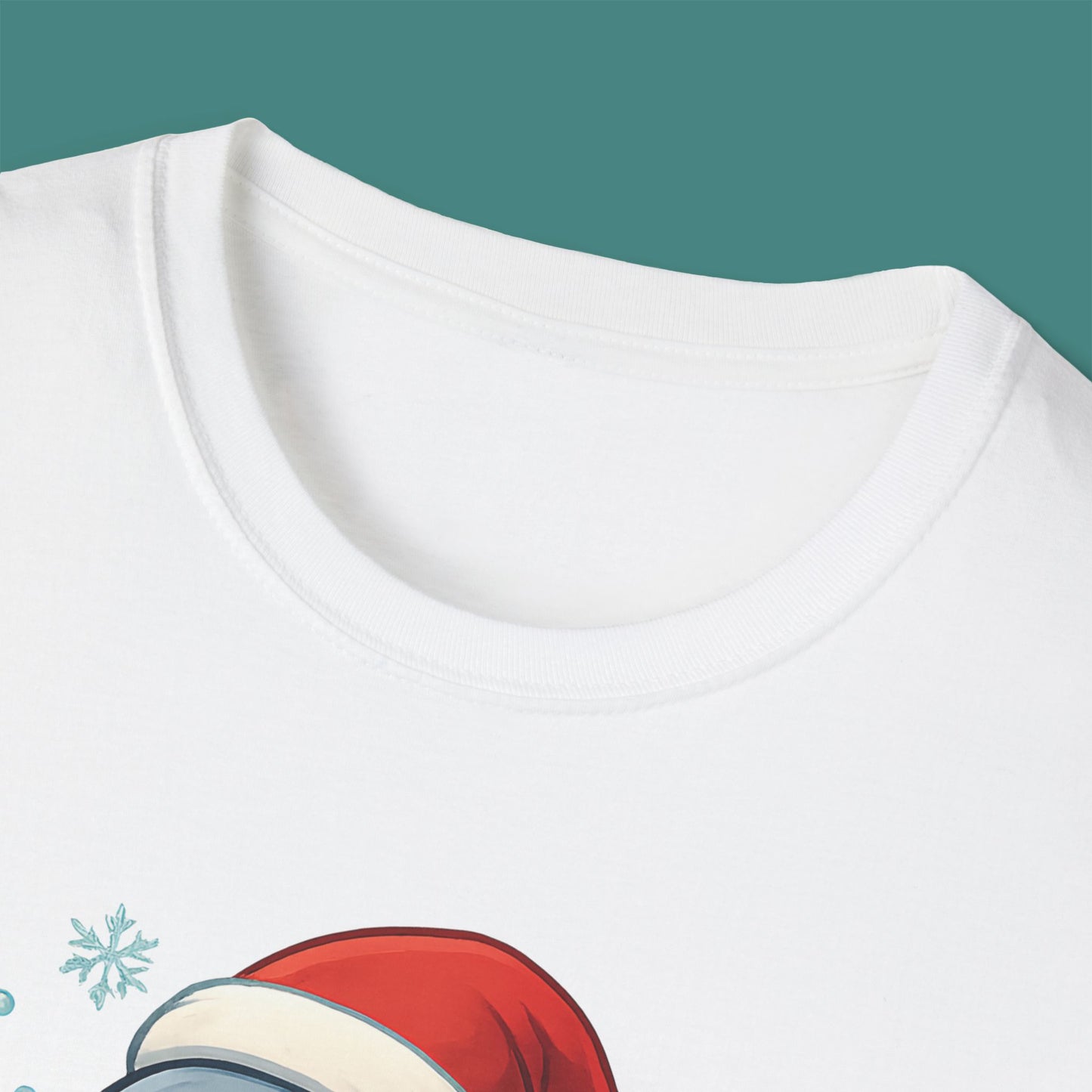 Christmas Dolphin Unisex T-Shirt