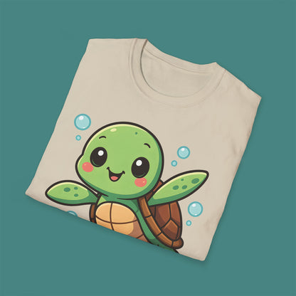 Cartoon Cute Turtle Unisex T-Shirt