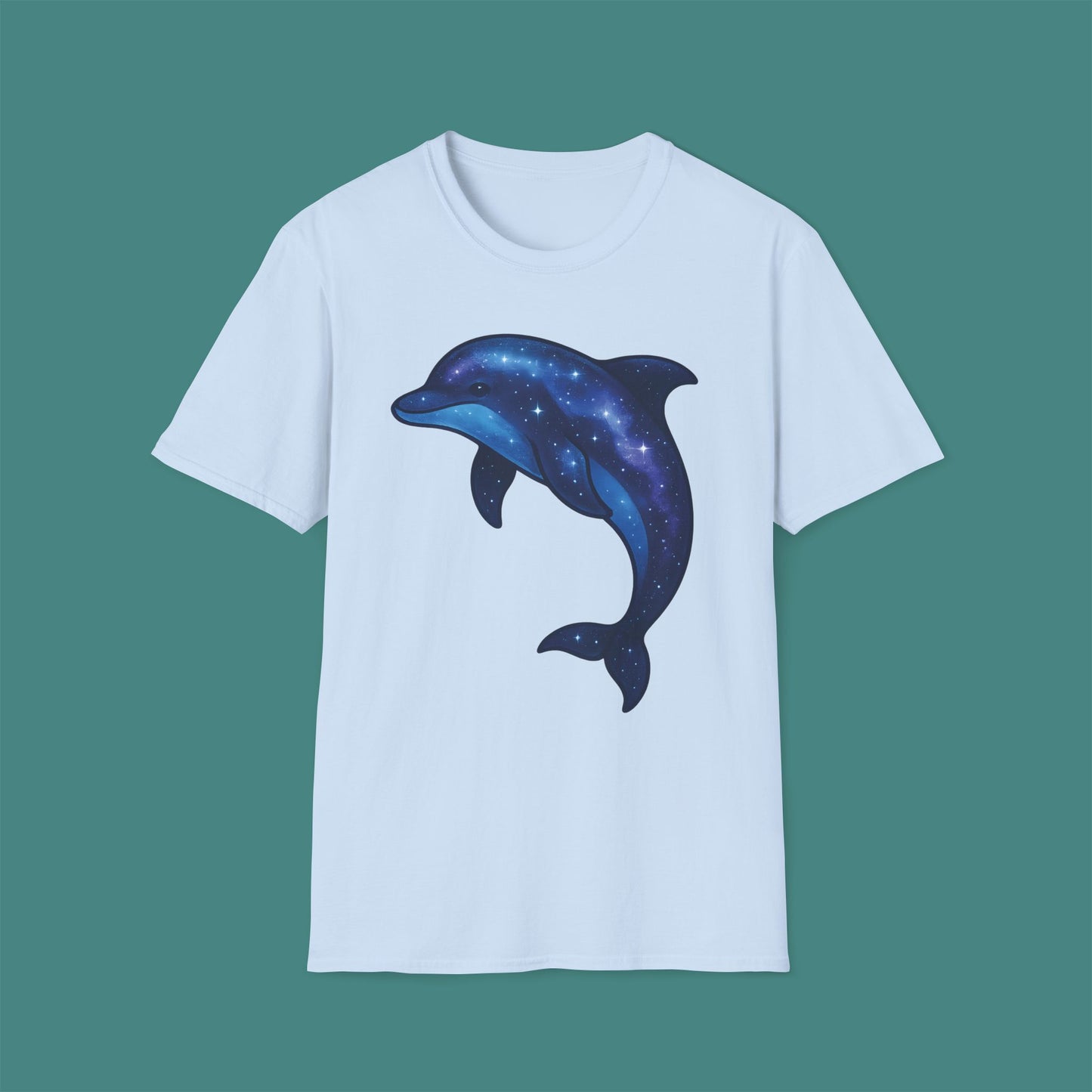 Cosmic Galaxy Dolphin Unisex T-Shirt