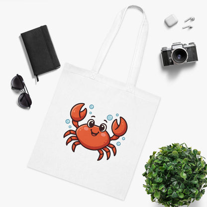 Cartoon Cute Crab Tote Bag