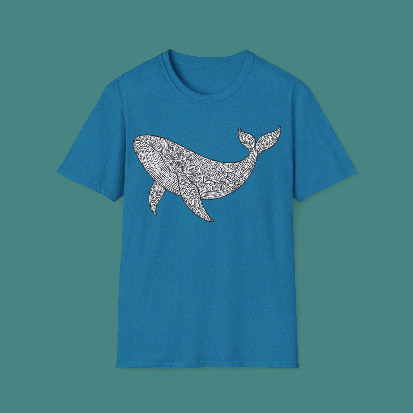 Intricate Mandala Whale Unisex T-Shirt