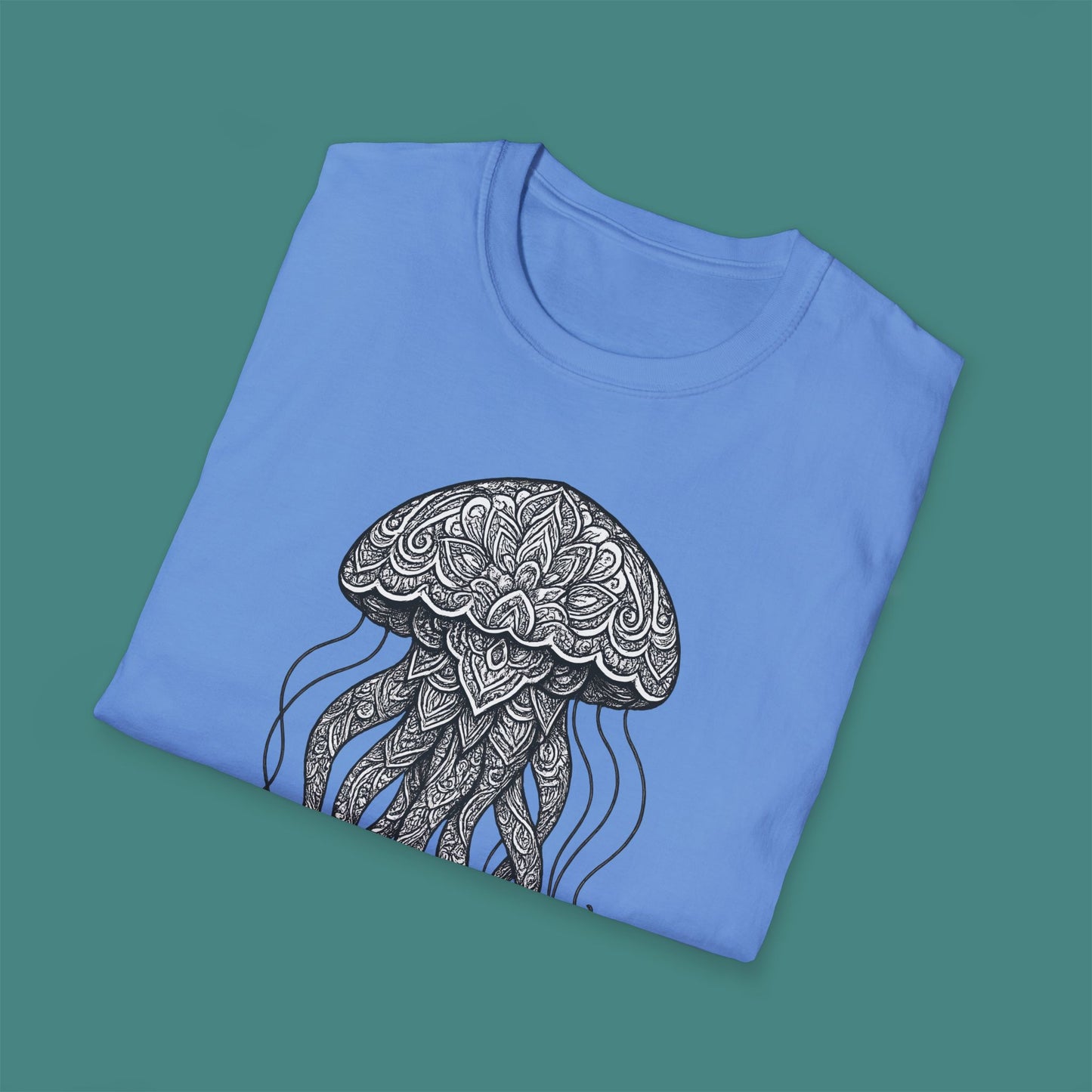 Intricate Mandala Jellyfish Unisex T-Shirt