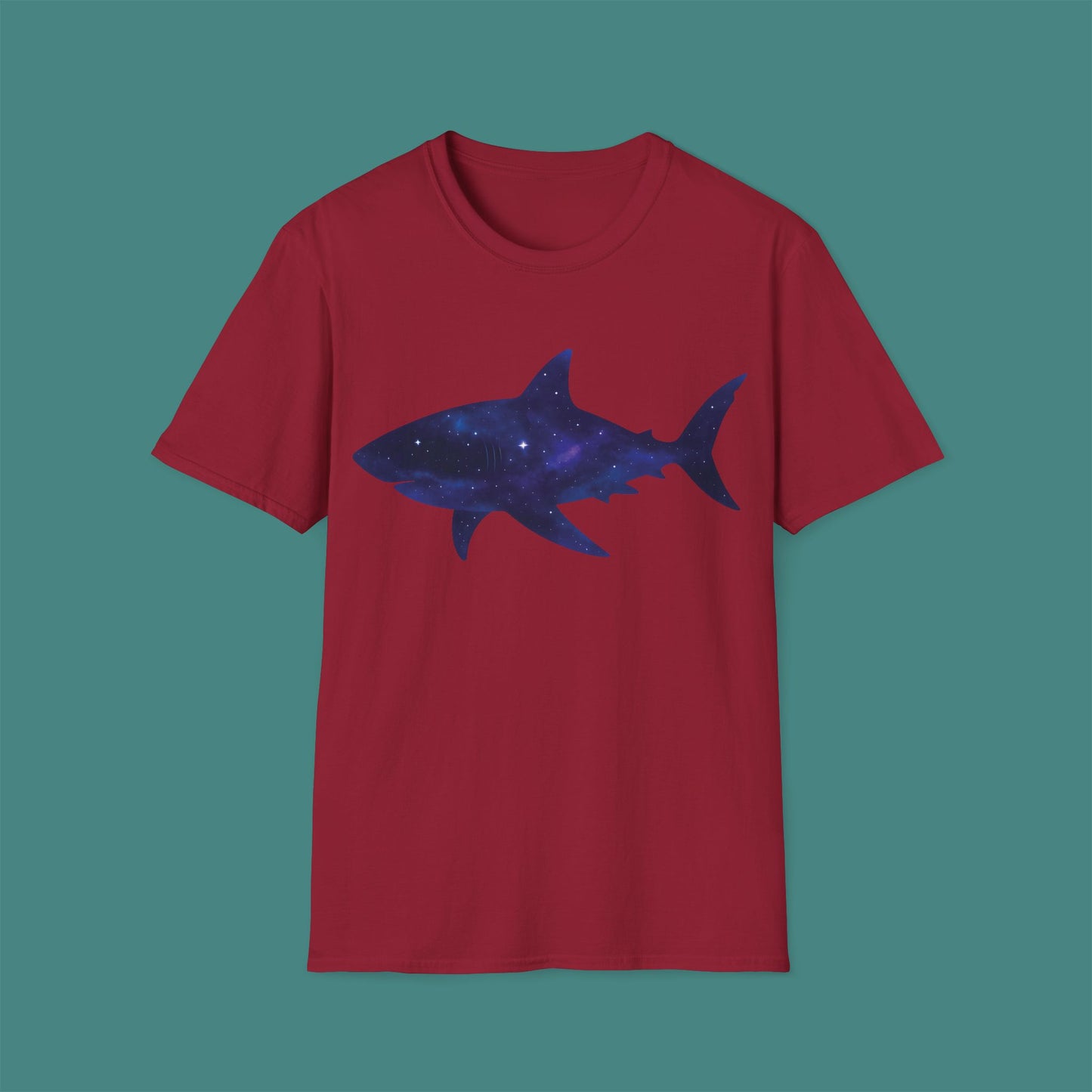 Cosmic Galaxy Shark Unisex T-Shirt