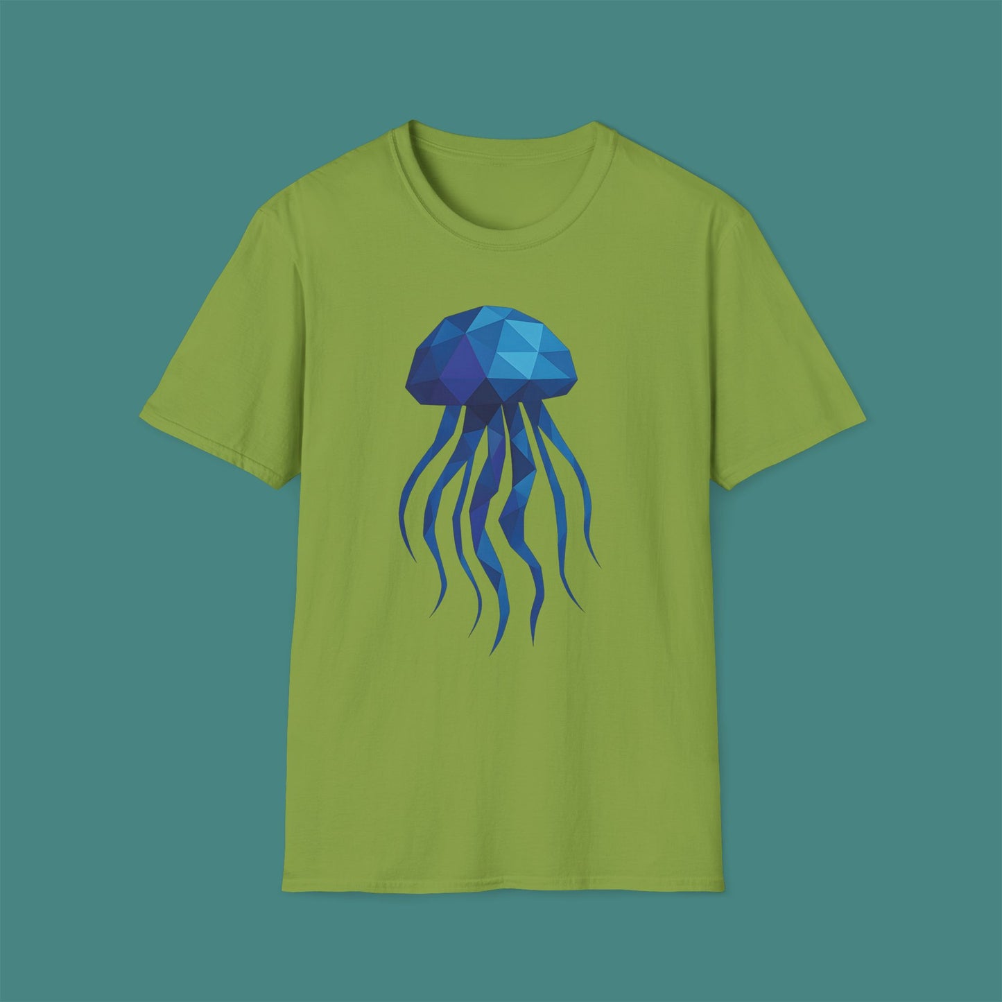 Geometric Polygon Jellyfish Unisex T-Shirt