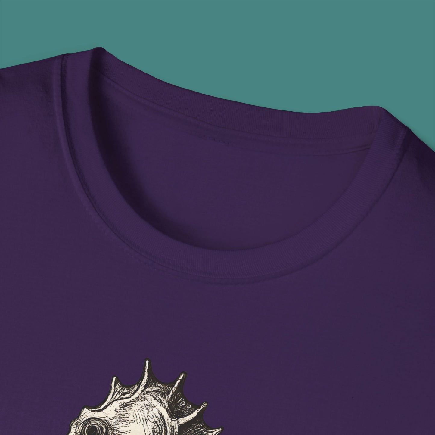 Vintage Etching Seahorse Unisex T-Shirt