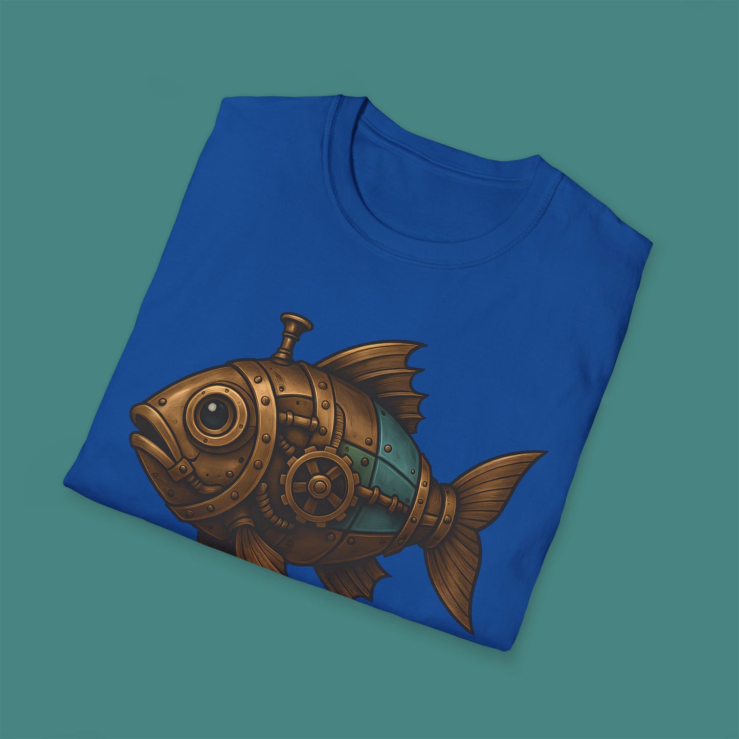 Steampunk Mechanical Fish Unisex T-Shirt