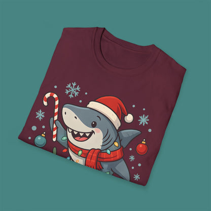 Christmas Shark Unisex T-Shirt