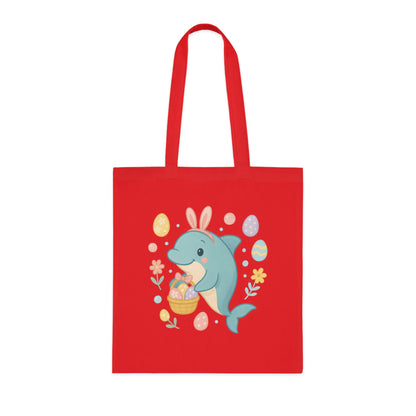 Easter Dolphin Tote Bag