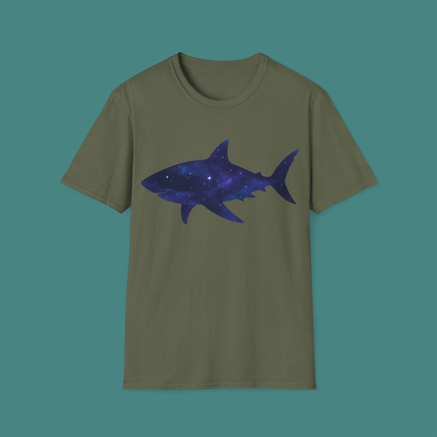 Cosmic Galaxy Shark Unisex T-Shirt