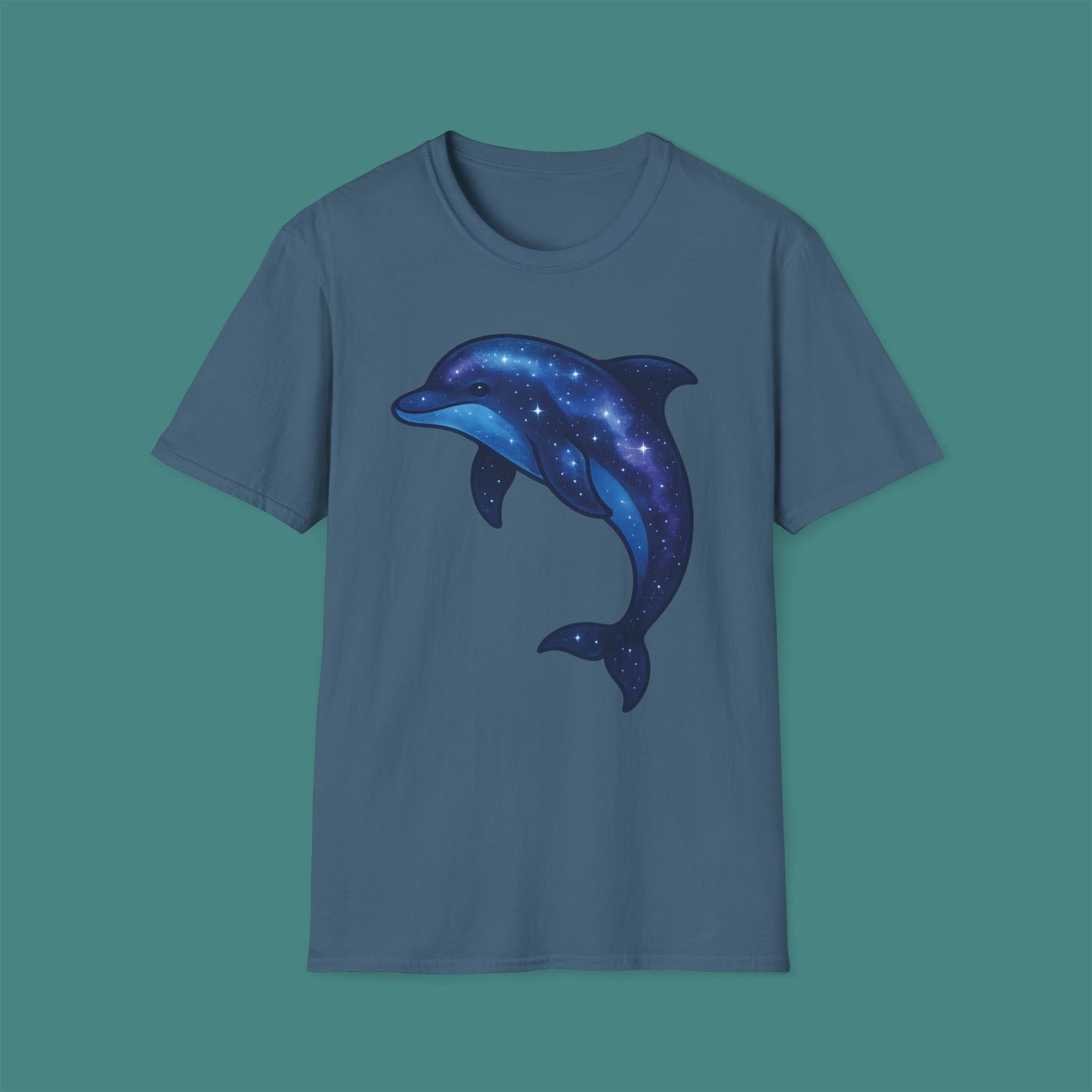 Cosmic Galaxy Dolphin Unisex T-Shirt