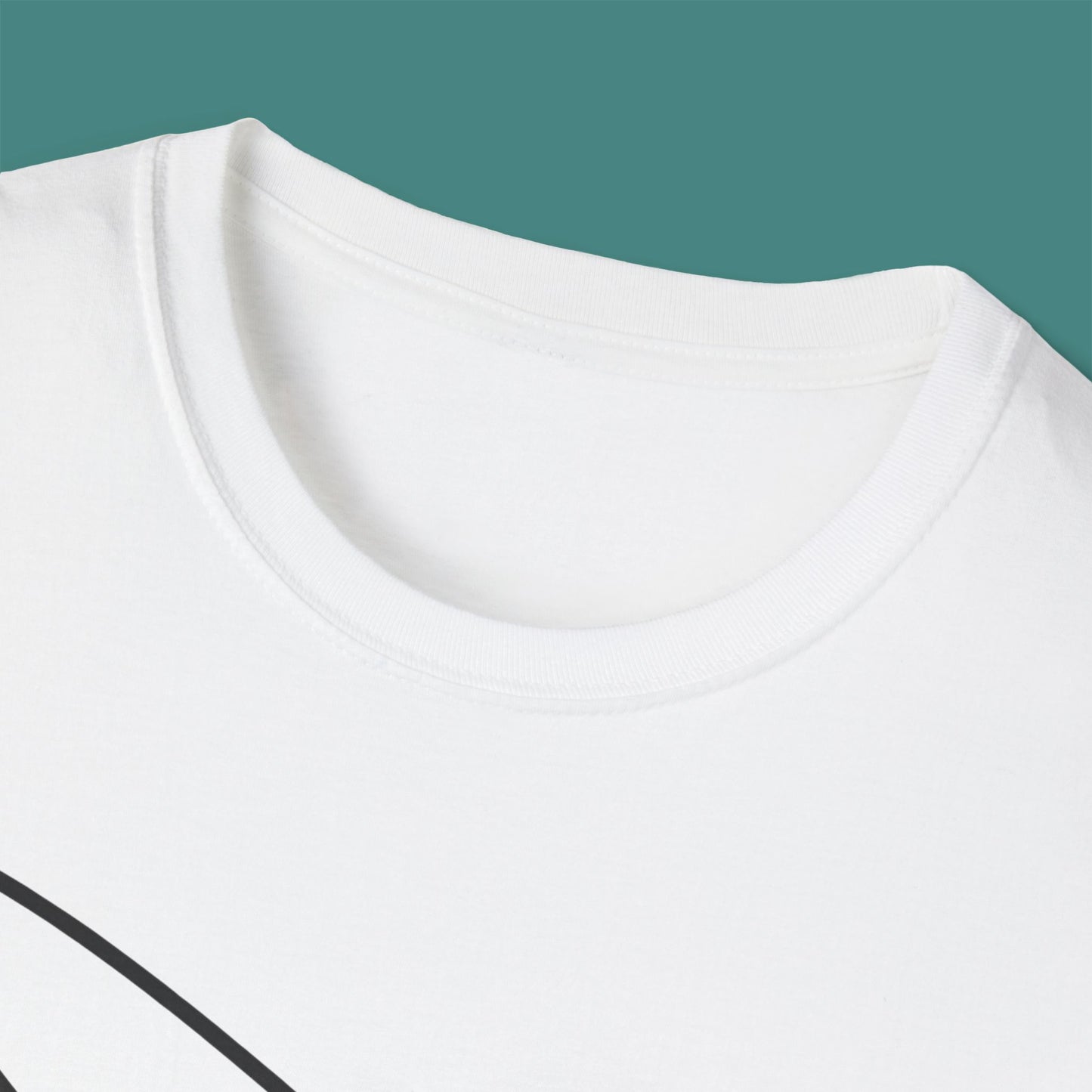 Minimalist Line Art Whale Unisex T-Shirt