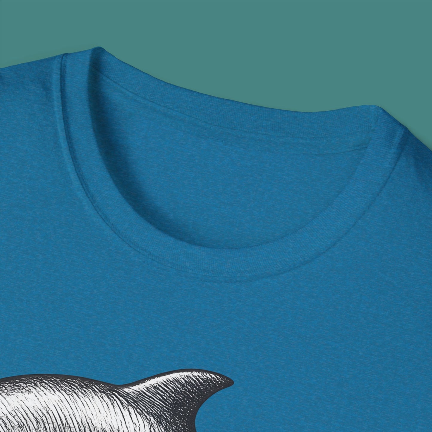 Vintage Etching Dolphin Unisex T-Shirt