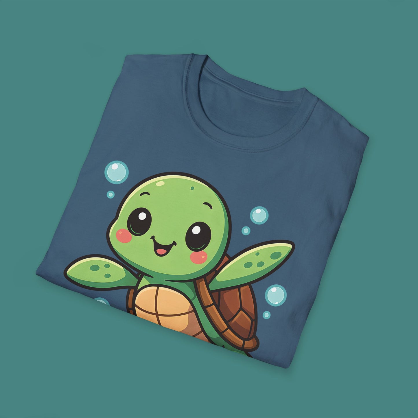 Cartoon Cute Turtle Unisex T-Shirt