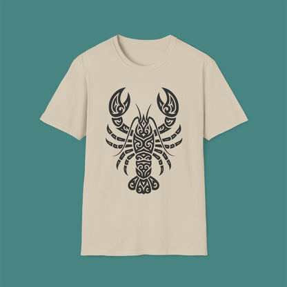 Tribal Tattoo Lobster Unisex T-Shirt