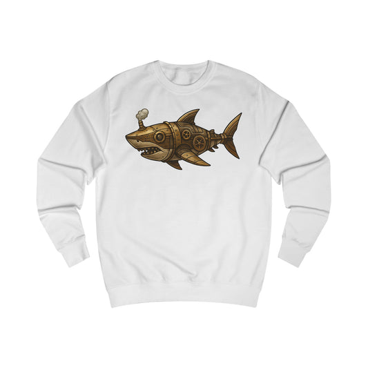 Steampunk Mechanical Shark Unisex Sweatshirt