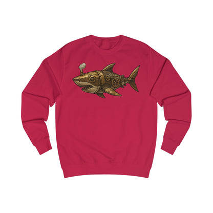 Steampunk Mechanical Shark Unisex Sweatshirt