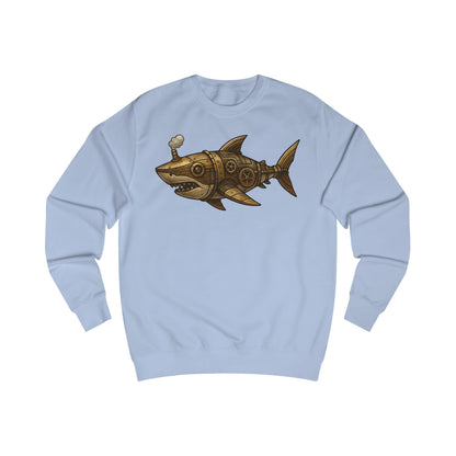 Steampunk Mechanical Shark Unisex Sweatshirt