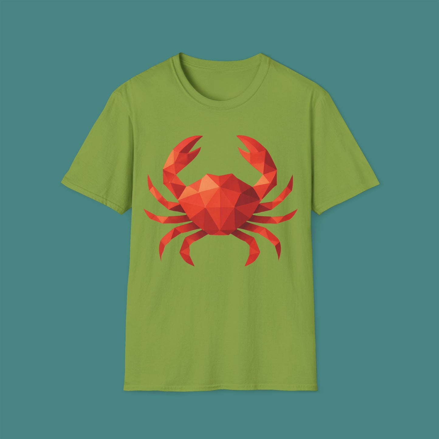 Geometric Polygon Crab Unisex T-Shirt
