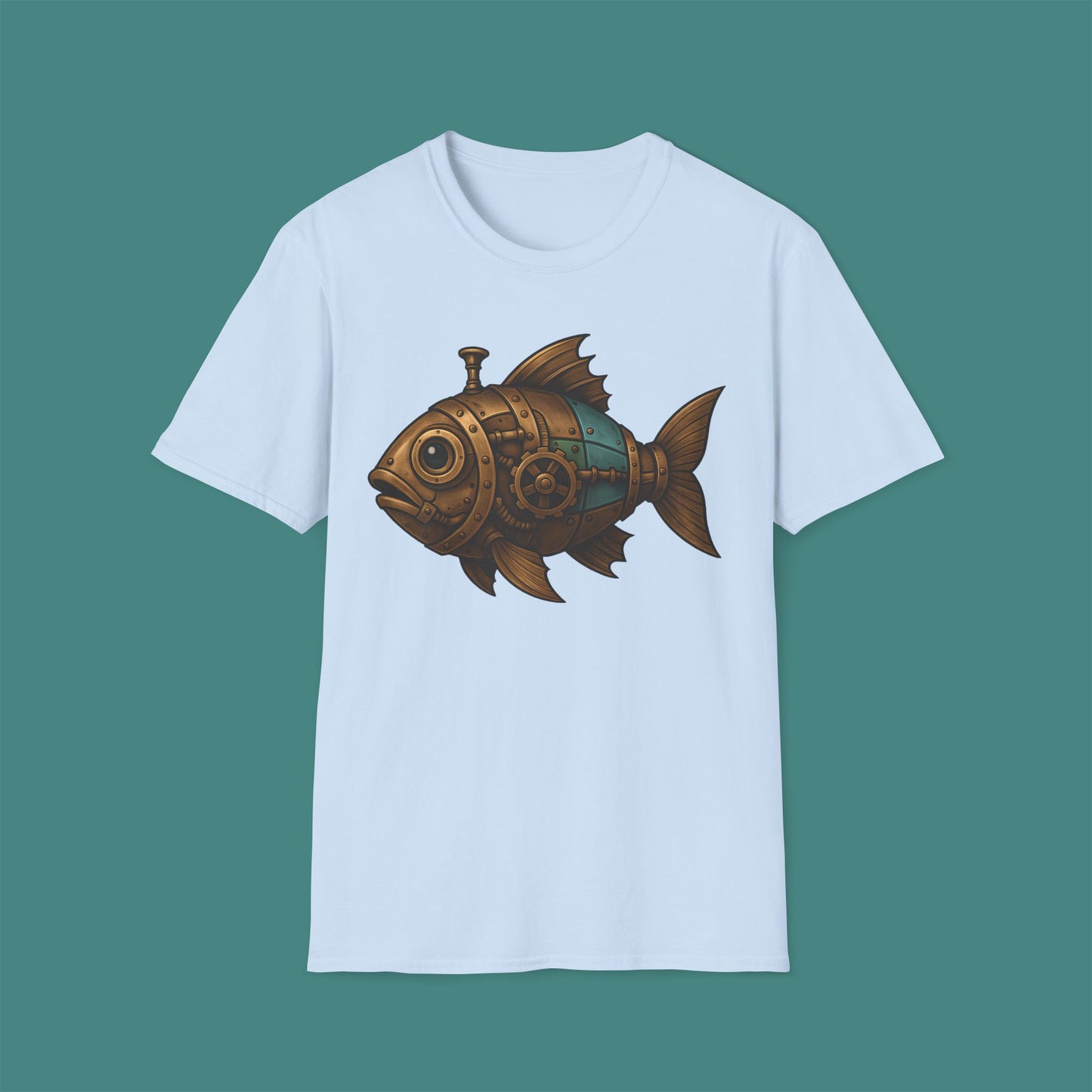 Steampunk Mechanical Fish Unisex T-Shirt