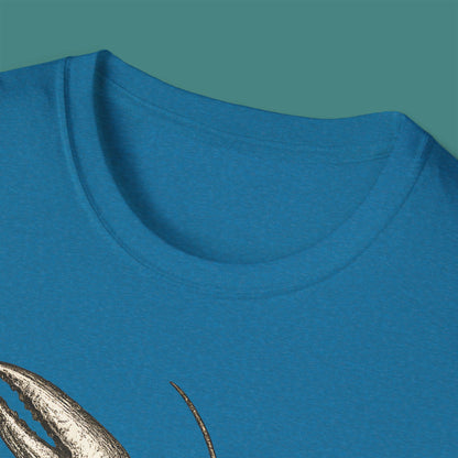 Vintage Etching Lobster Unisex T-Shirt