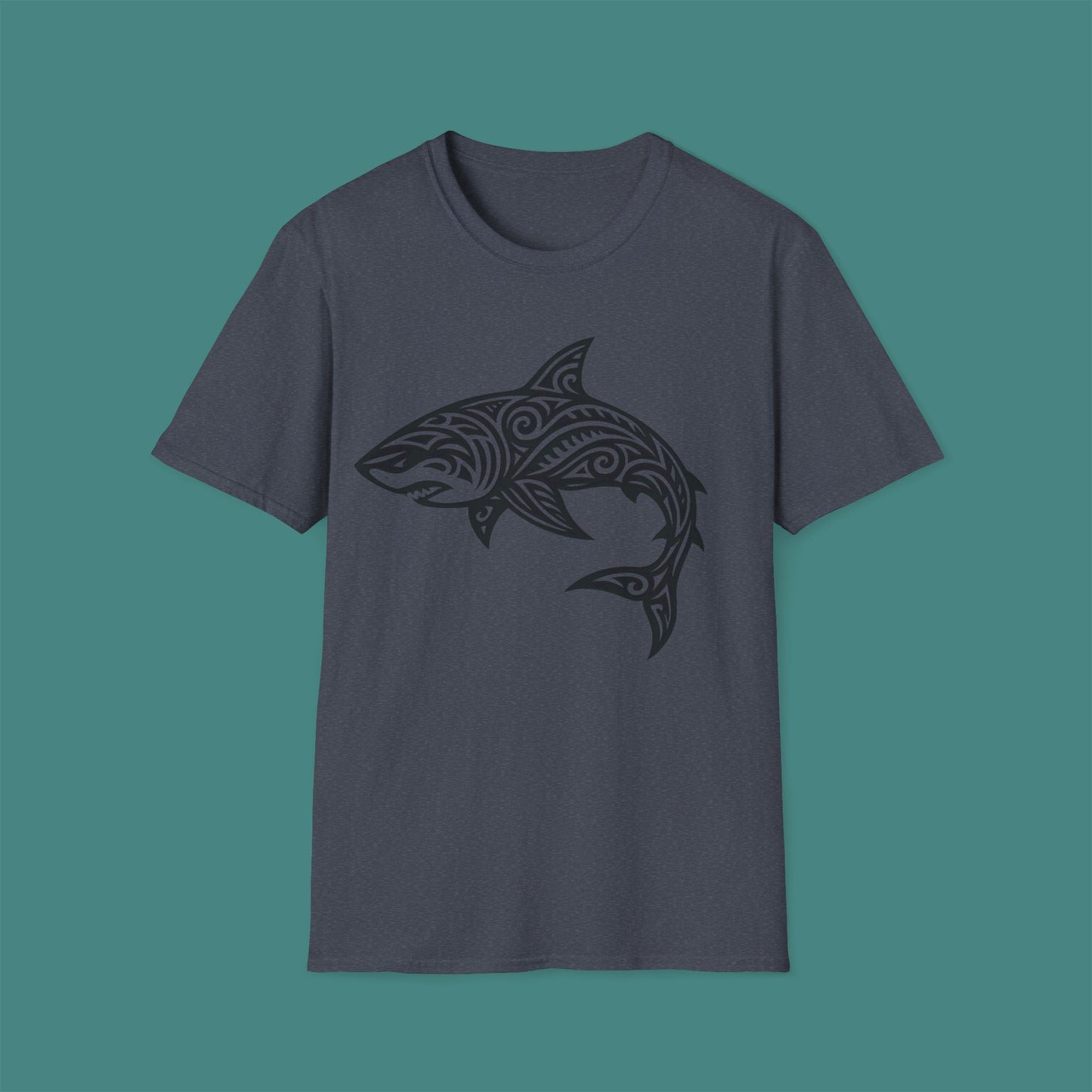 Tribal Tattoo Shark Unisex T-Shirt