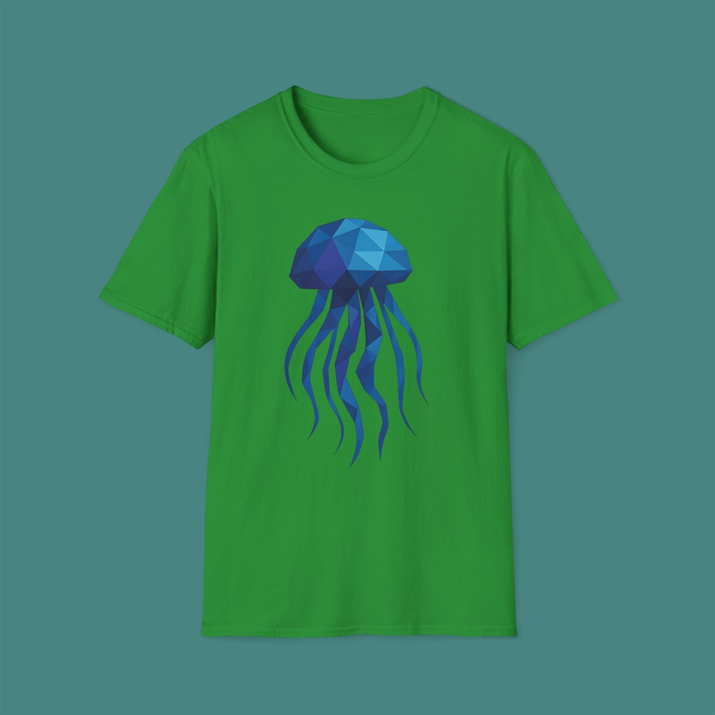 Geometric Polygon Jellyfish Unisex T-Shirt