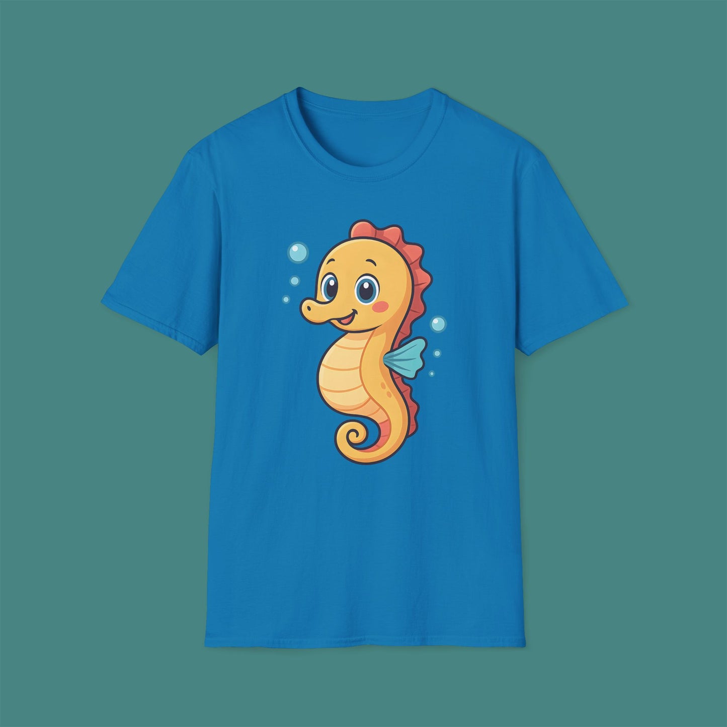 Cartoon Cute Seahorse Unisex T-Shirt